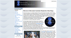 Desktop Screenshot of moonwateraussies.com